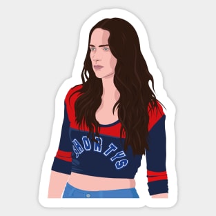 Wynonna Earp in the Shorty's shirt Sticker